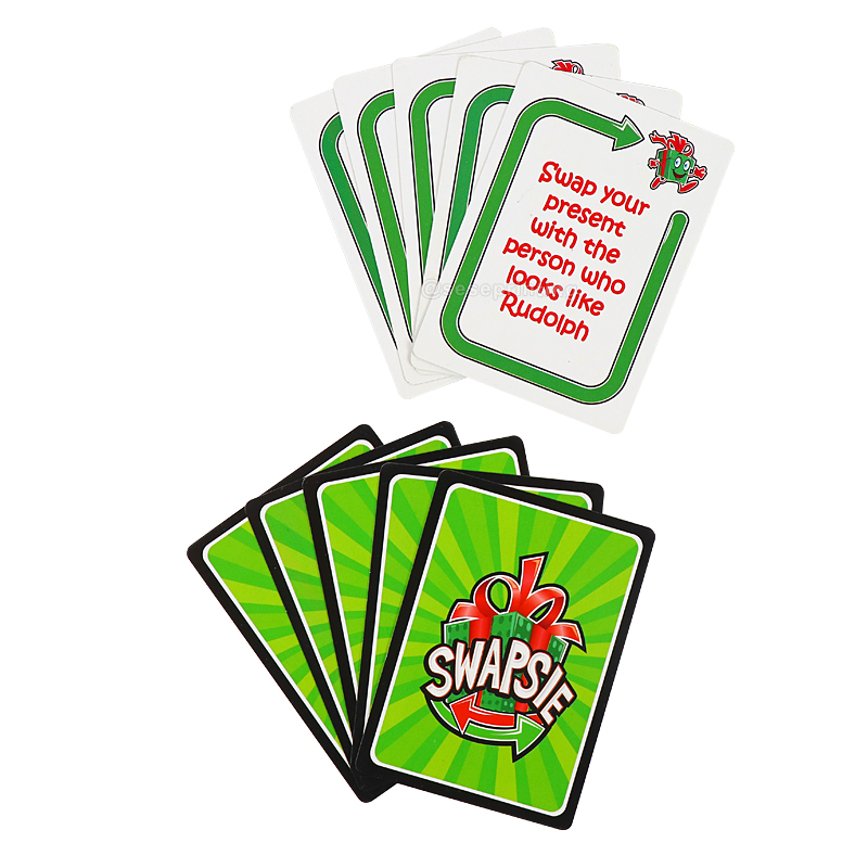 Custom Christmas Present Swapping Card Game Printing Manufacturer 9