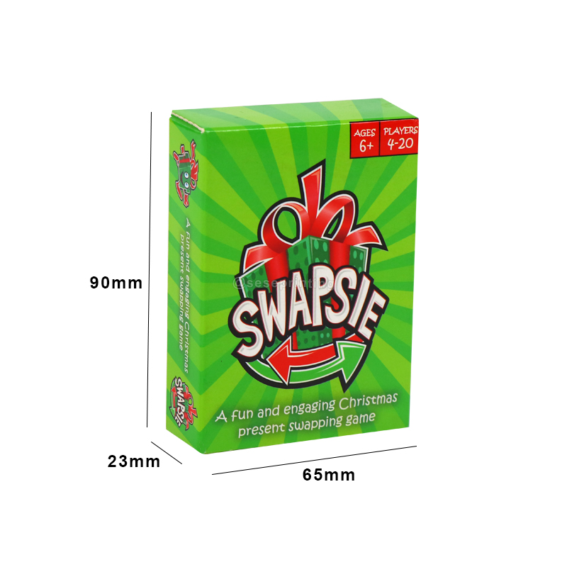 Custom Christmas Present Swapping Card Game Printing Manufacturer 6