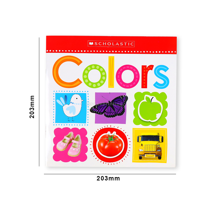 Custom Soft Cover Coloring Book for Kids Printing Sticker Book 6