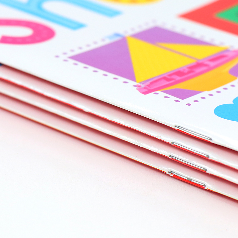 Custom Soft Cover Coloring Book for Kids Printing Sticker Book 9