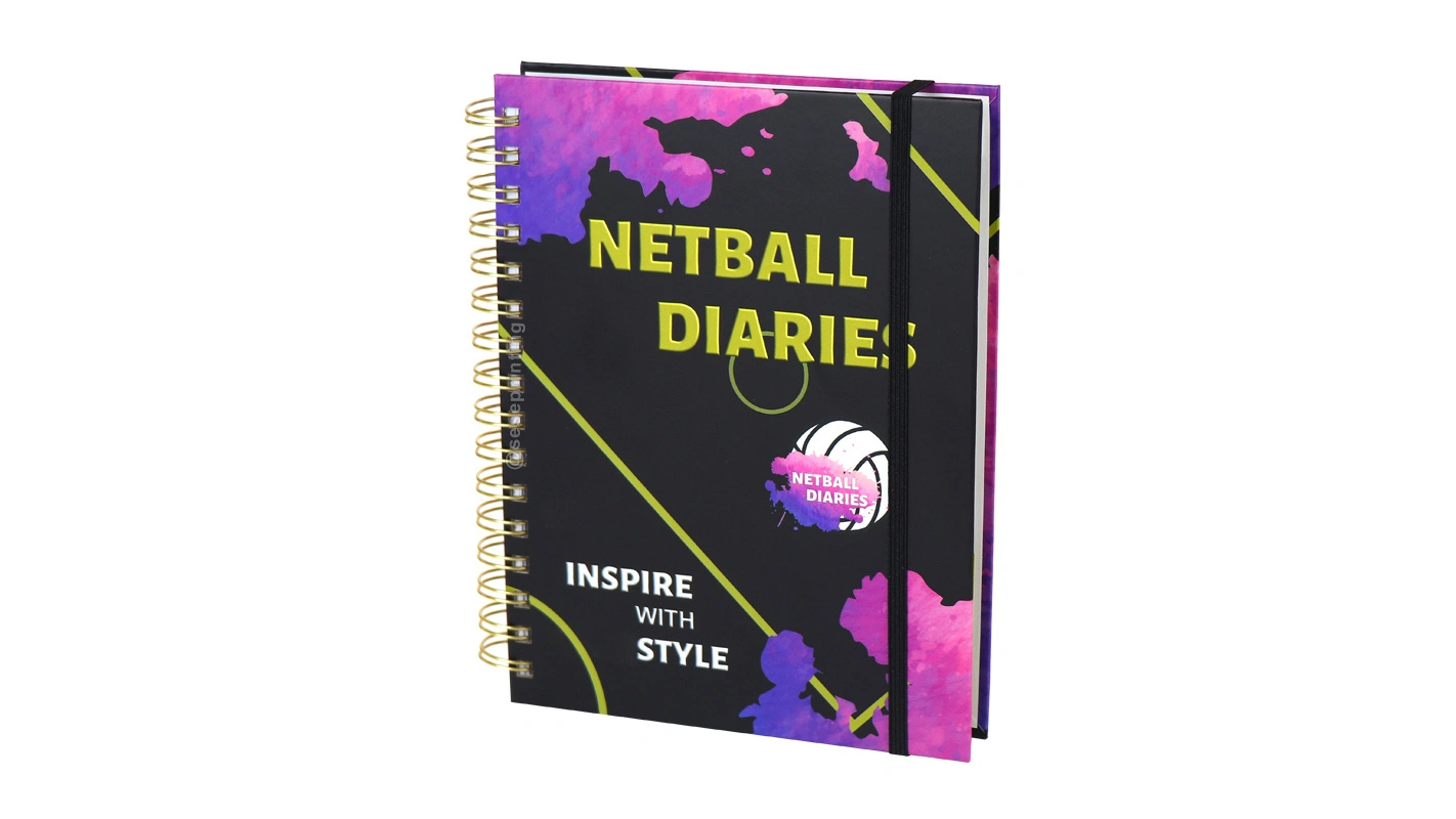 Custom Spiral Daily Planner A5 Hardcover Diary Notebook Printed 1