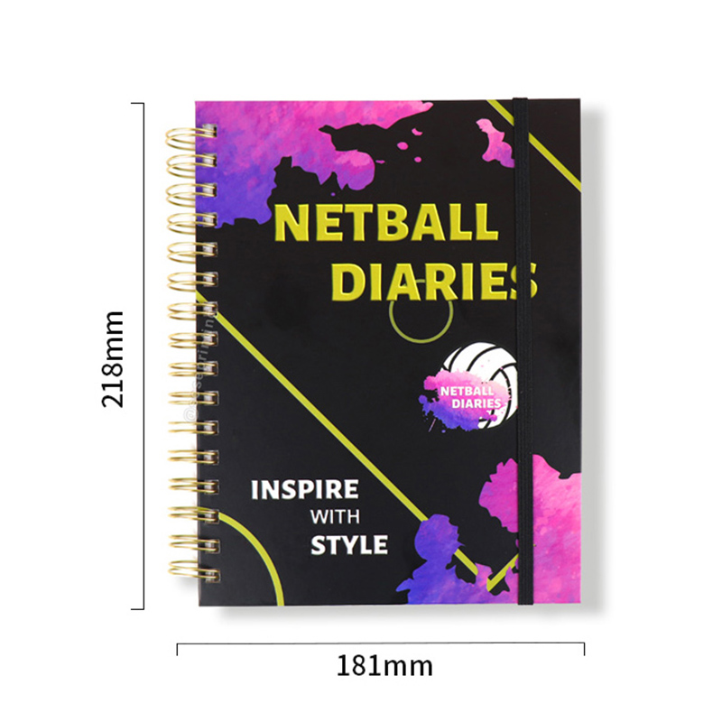 Custom Spiral Daily Planner A5 Hardcover Diary Notebook Printed 6