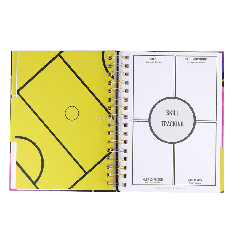 Custom Spiral Daily Planner A5 Hardcover Diary Notebook Printed 7