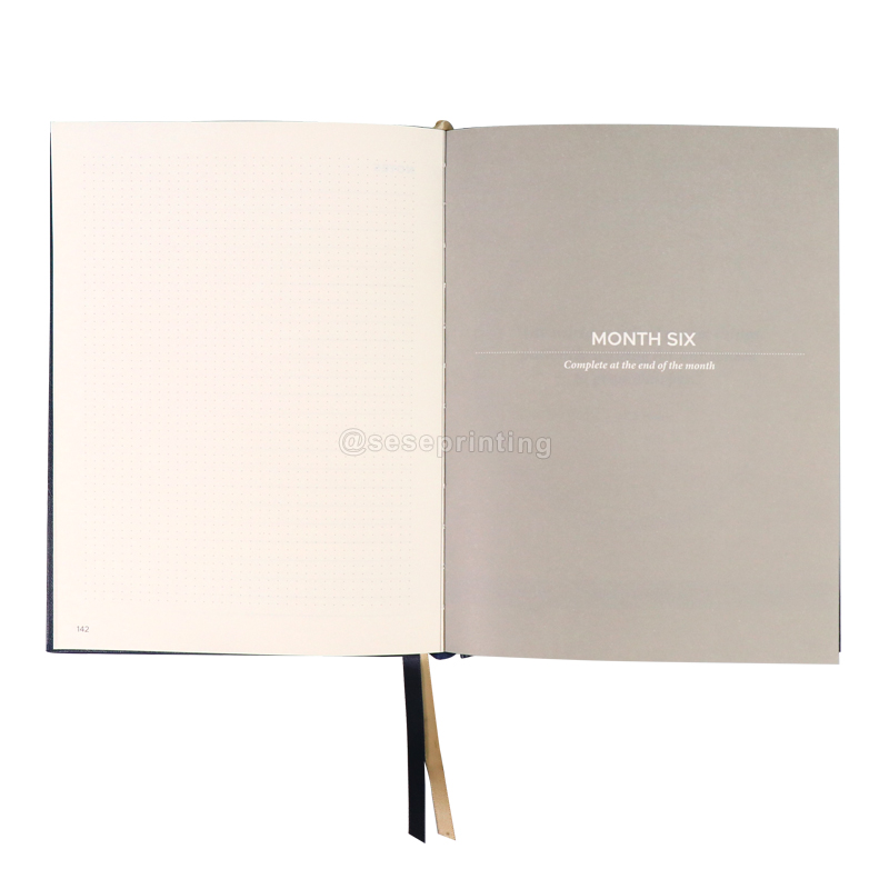 Hardcover Notebook Printing Custom Leather Human Design Journal 11