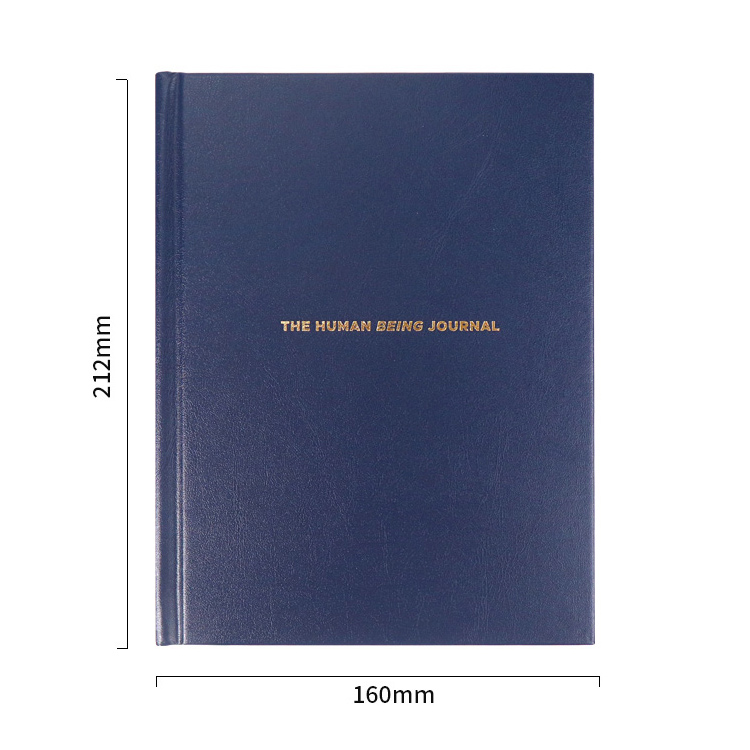 Hardcover Notebook Printing Custom Leather Human Design Journal 6