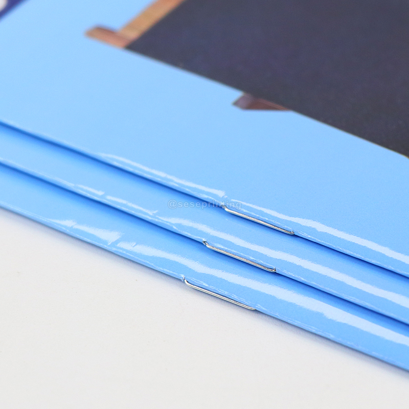 Custom Saddle Stitching Bound Booklet Textbook Printing Service 9