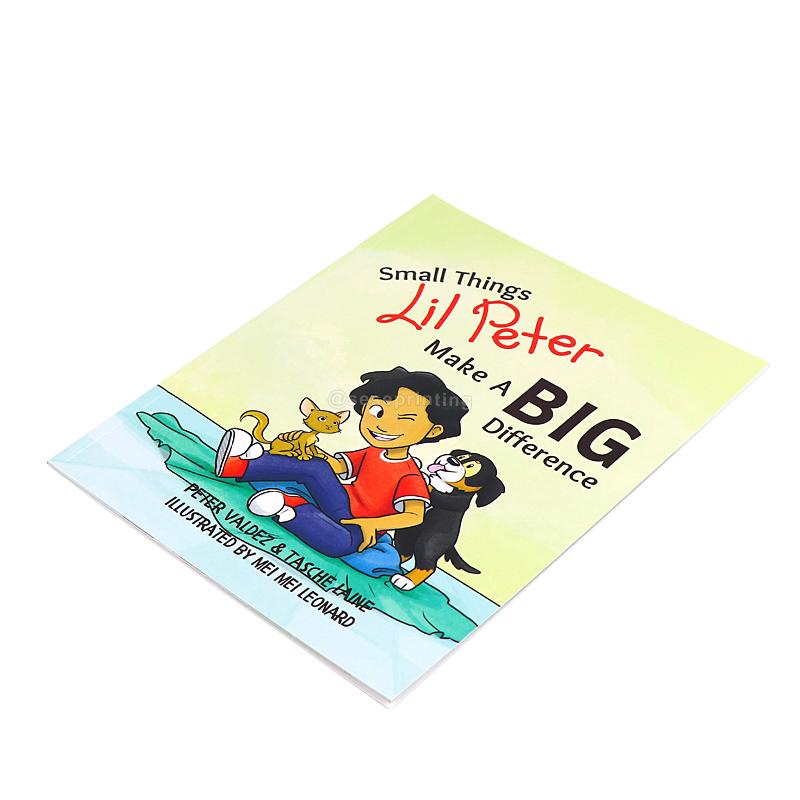 Paperback Book Printing Services Custom Kids Illustration Book 8