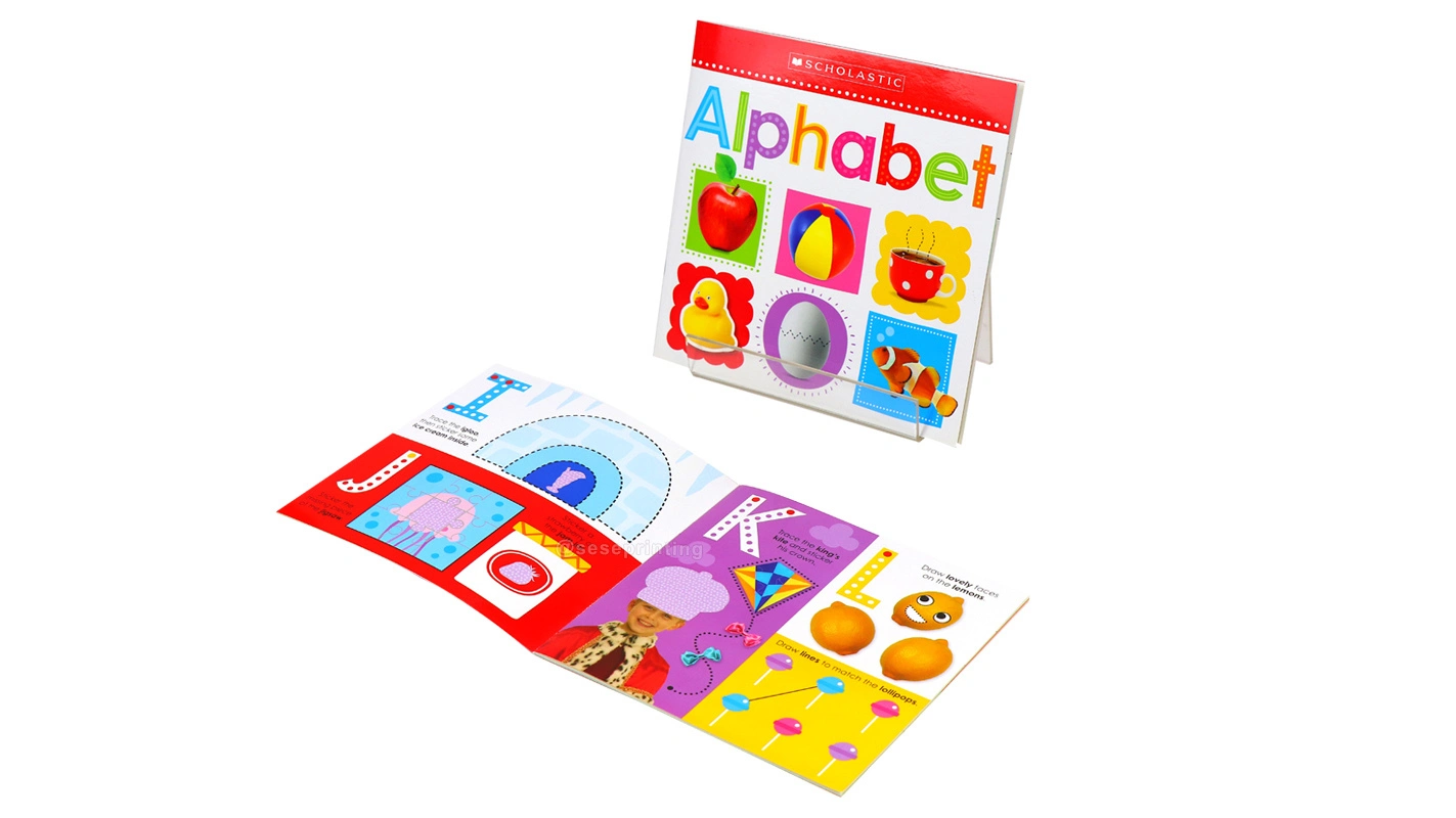 Custom Printing Kids Books Alphabet Sticker Books Softcover 1