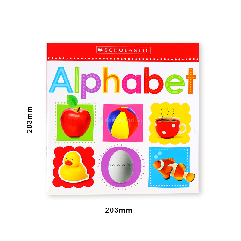 Custom Printing Kids Books Alphabet Sticker Books Softcover 6