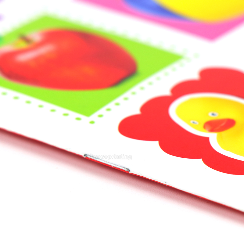 Custom Printing Kids Books Alphabet Sticker Books Softcover 9