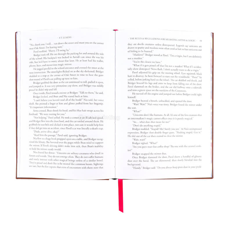 Publishing Leather Cover Book Printing Pattern Sprayed Edges 7