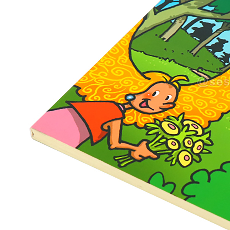 Customized Book Printing Kids Learning Story Cardboard Book 9