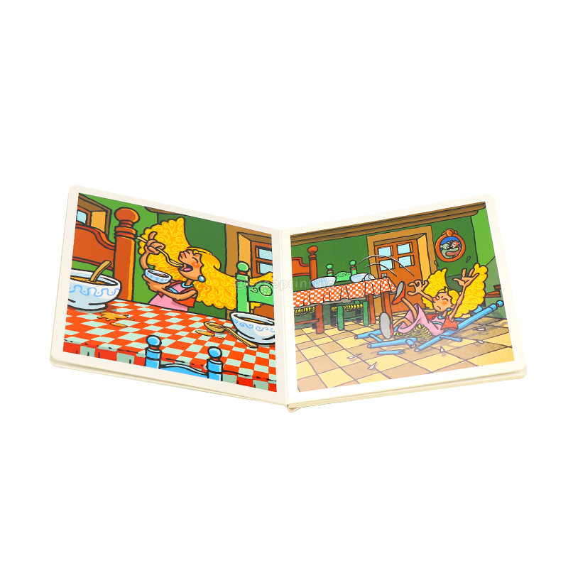 Customized Book Printing Kids Learning Story Cardboard Book 7