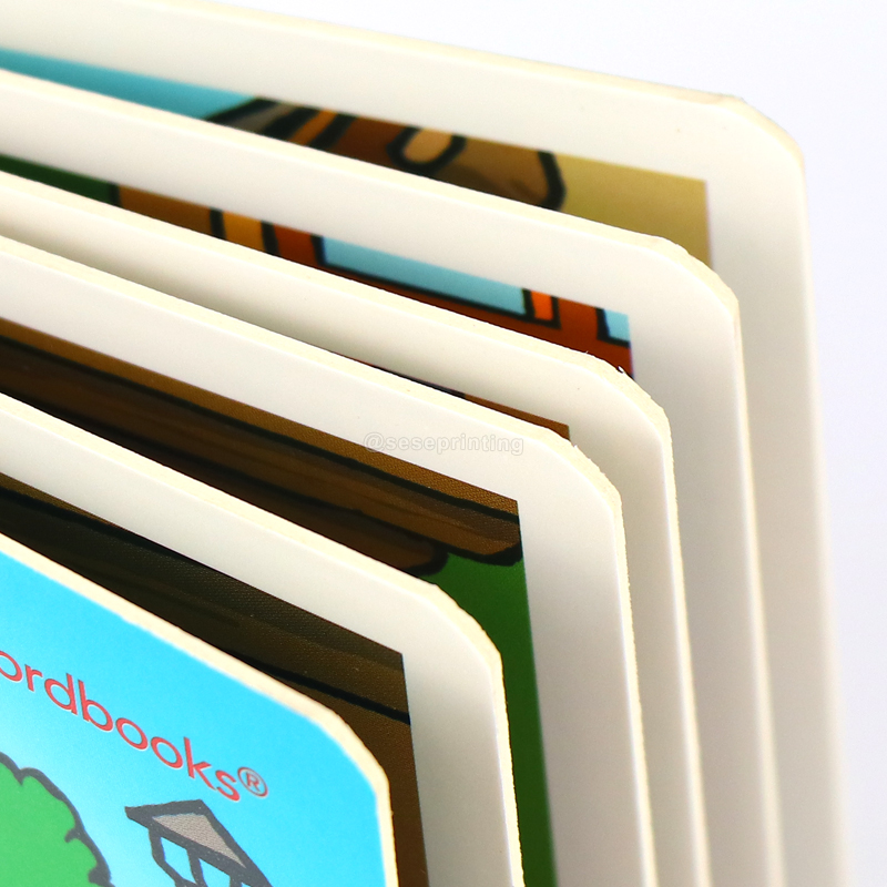 Customized Book Printing Kids Learning Story Cardboard Book 8