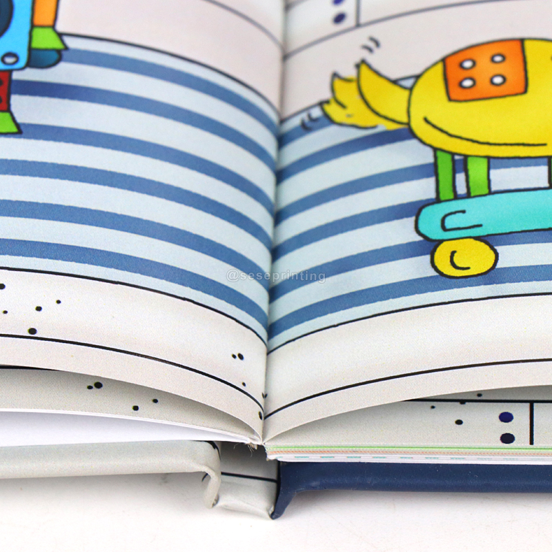 Custom Matte Hardcover Story Book Printing Kids Illustration Book 8