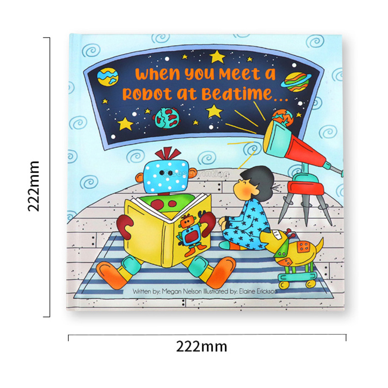 Custom Matte Hardcover Story Book Printing Kids Illustration Book 6