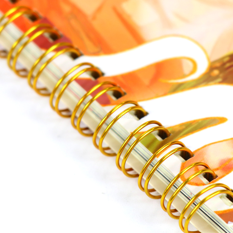 Wire-O Bound Paperback Recipe Book Custom Menu Cookbook Printed 9