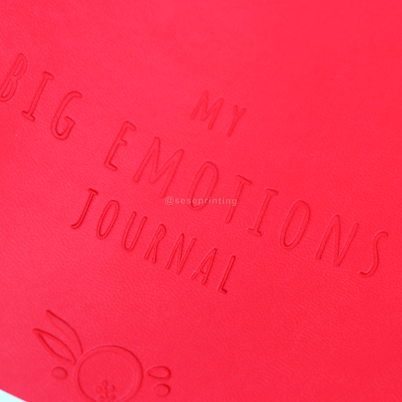 Undated Planner Print Leather Notebook Custom Affirmation Journal 8