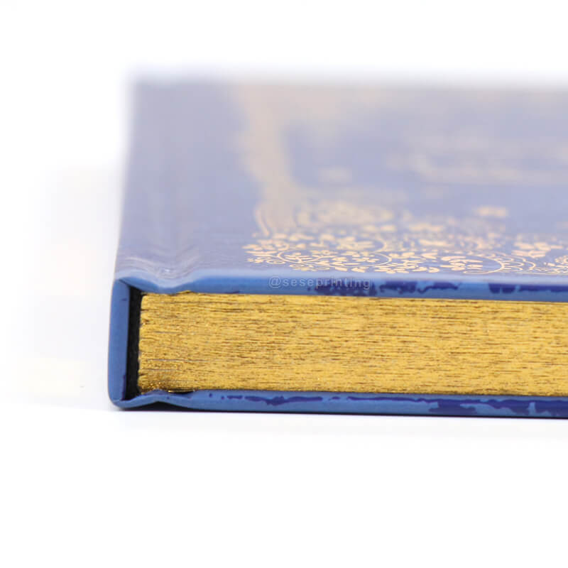 Self Publish Your Book Custom Hardback Book Printing Gold Edges 10