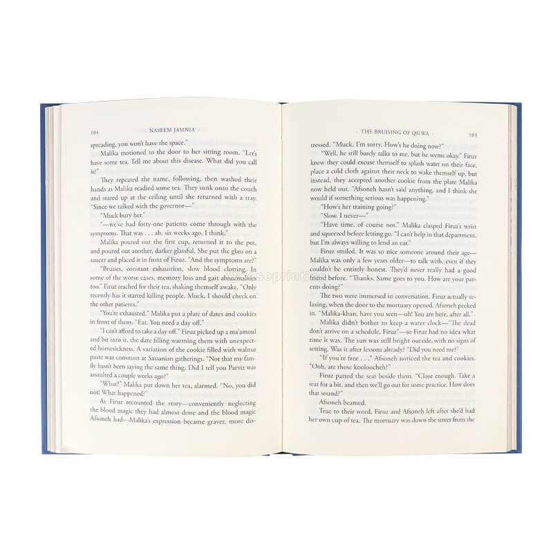 Self Publish Your Book Custom Hardback Book Printing Gold Edges 7