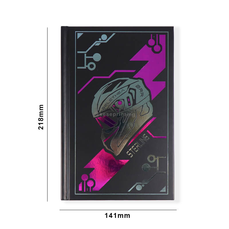 Hardcover Novel Collect Book Printing Custom Book Sprayed Edges 6