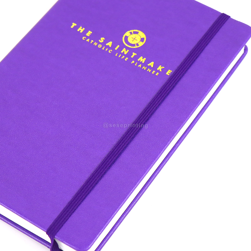 Custom Notebook A5 Diary Leather Journal Printed Weekly Planner 8