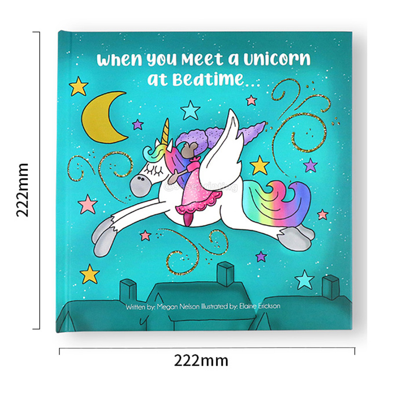 Custom Illustration Story Books Printing Kids Books Hardcover 6