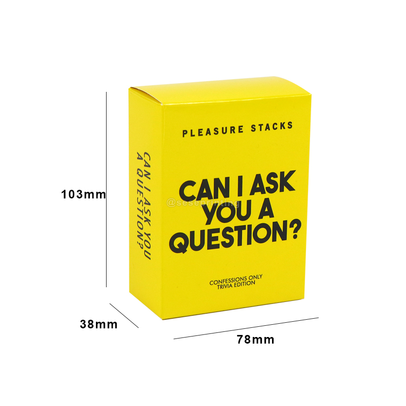 Custom Printing Adults Question Card Games Manufacturer 6