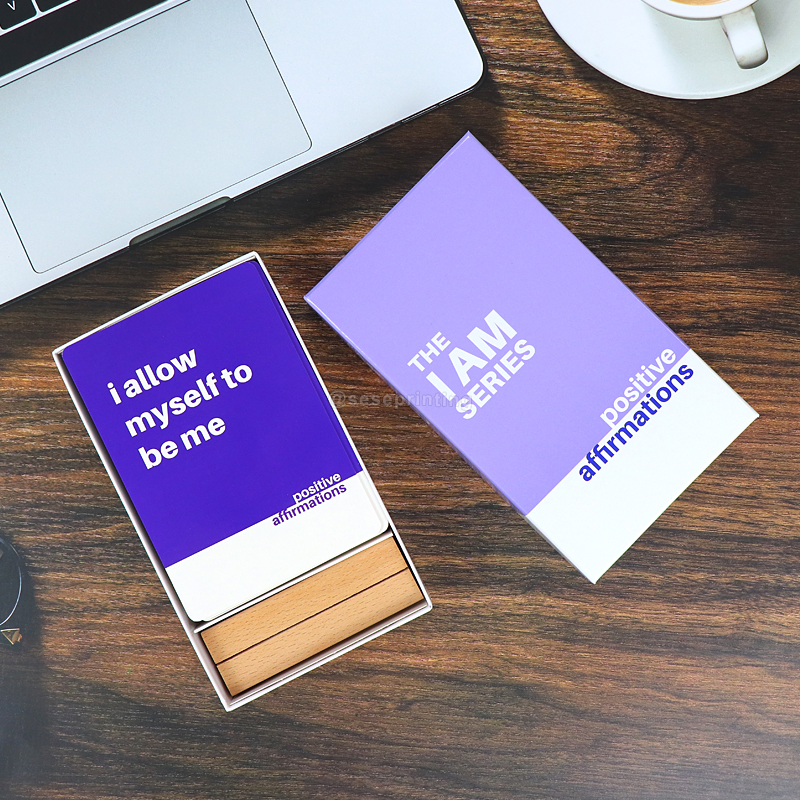 China Card Game Manufacturer Custom Positive Affirmation Cards 9