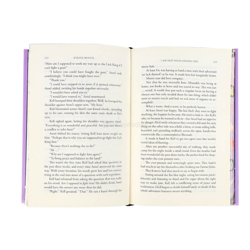 Publishing Book Custom Hardcover Book Printing with Sprayed Edges 7