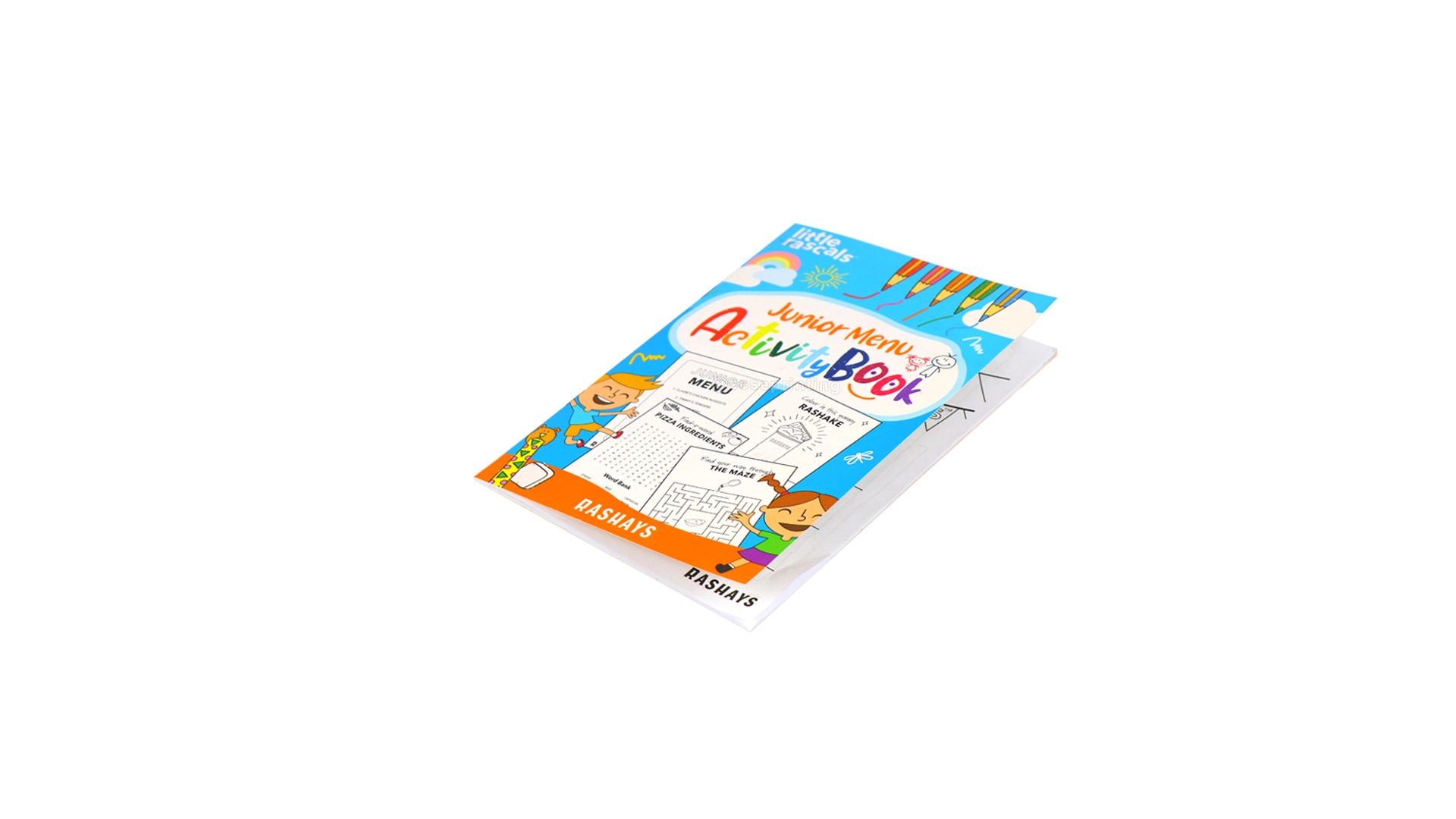 Paperback Activity Book Custom Kids Coloring Paint Books Printing 1