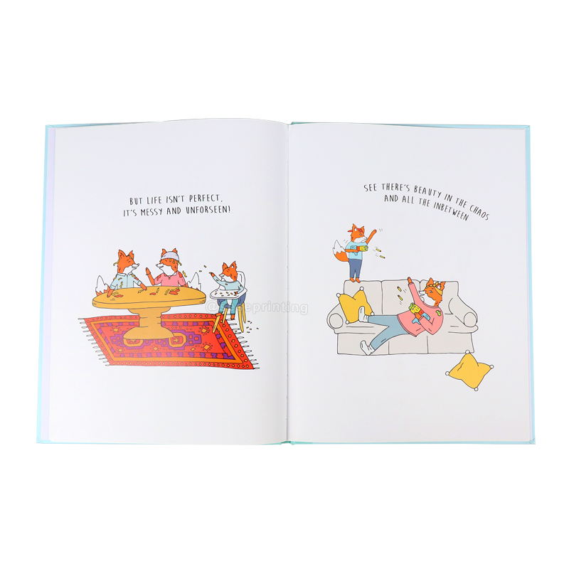 Hardcover Kids Story Books Custom Children Book Printing Service 7