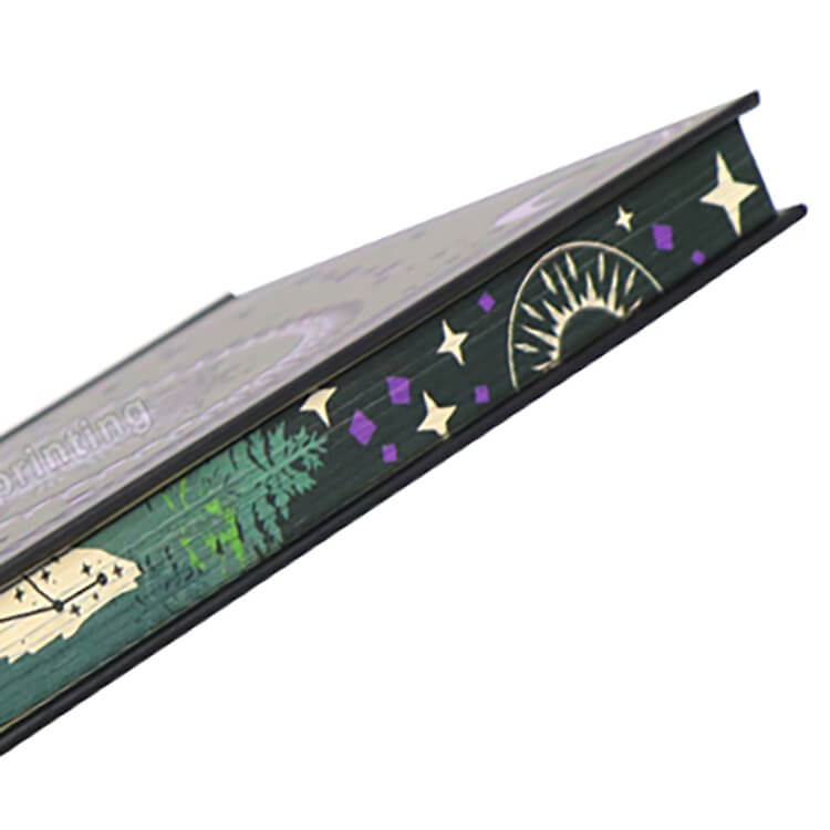 Purple Foil Special Edition Hardcover Book Printed Stenciled Edges 9