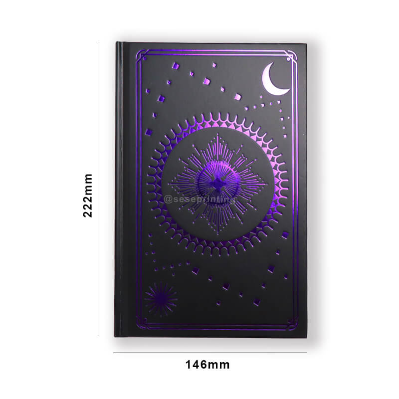 Purple Foil Special Edition Hardcover Book Printed Stenciled Edges 6