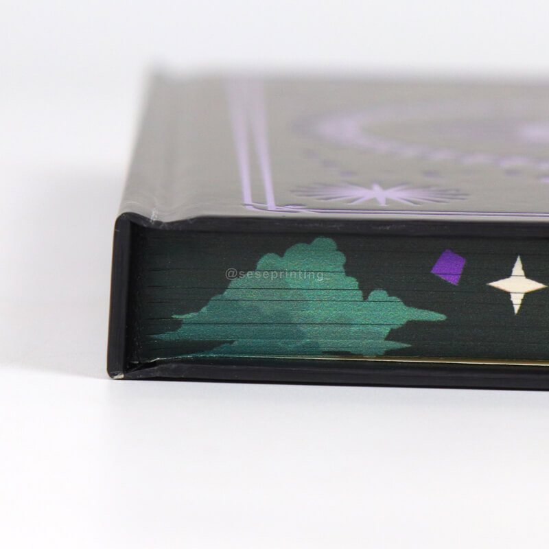 Purple Foil Special Edition Hardcover Book Printed Stenciled Edges 10