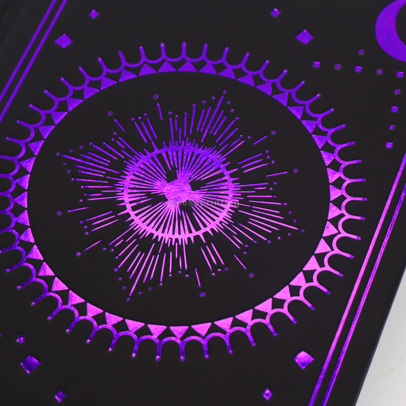 Purple Foil Special Edition Hardcover Book Printed Stenciled Edges 8