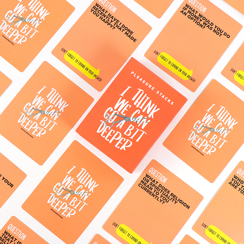 Make Your Own Game Cards Custom Couples Question Card Manufacturer 8