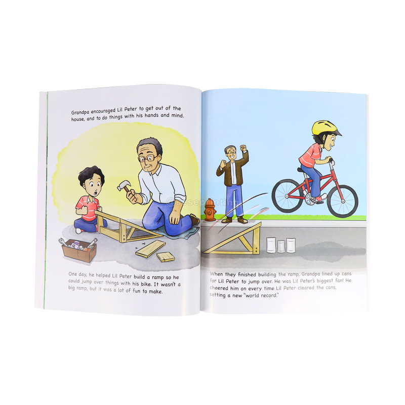 OEM Custom Illustration Story Book Kids Book Printing Paperback 7