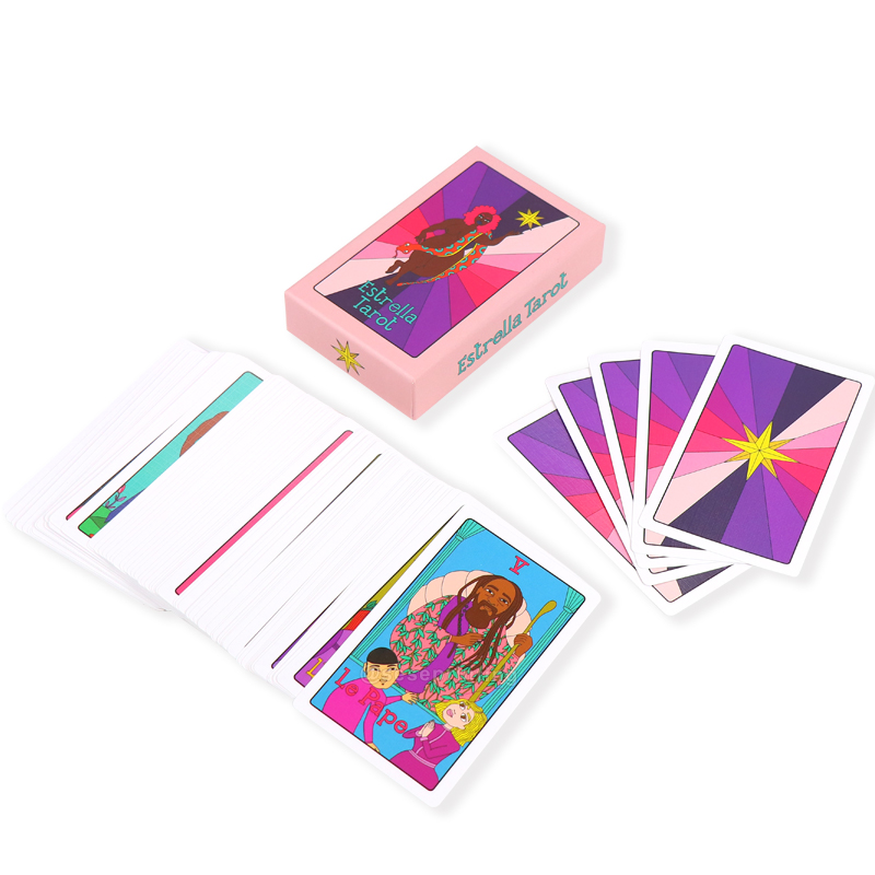 Printing Tarot Card Deck Custom Luxury Card Game with Packaging 8