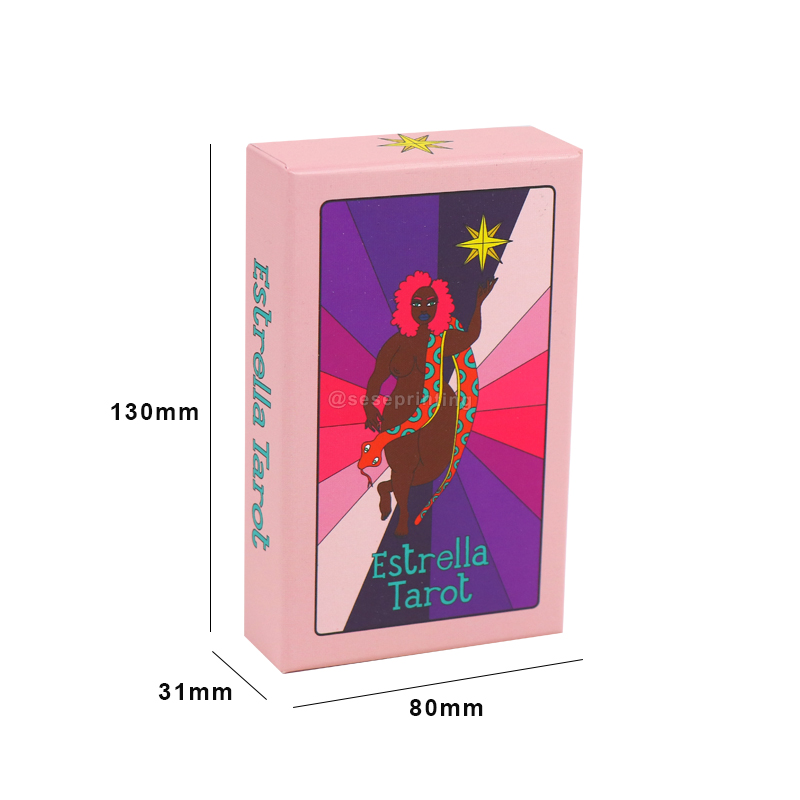 Printing Tarot Card Deck Custom Luxury Card Game with Packaging 6