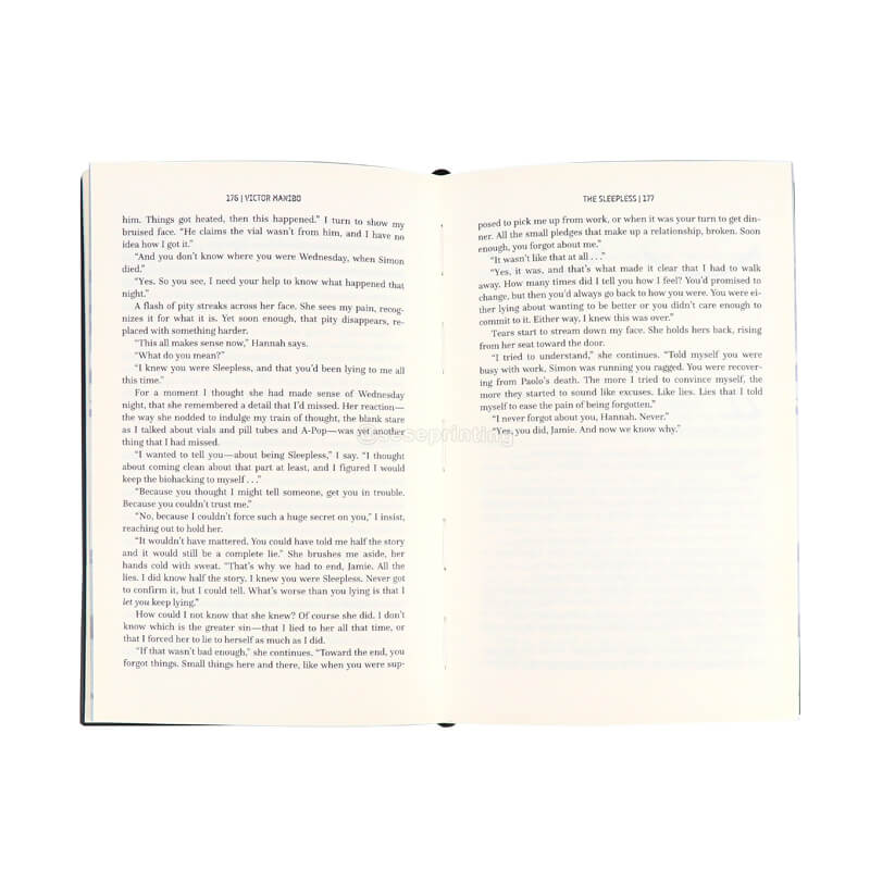 Foiled Cover Book Printing Custom Hardback Sprayed Edges Book 7