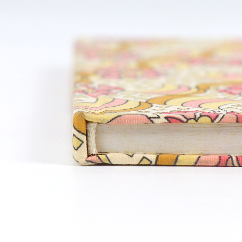 Custom Journal Book Printing A5 Hardcover Fabric Notebook 9
