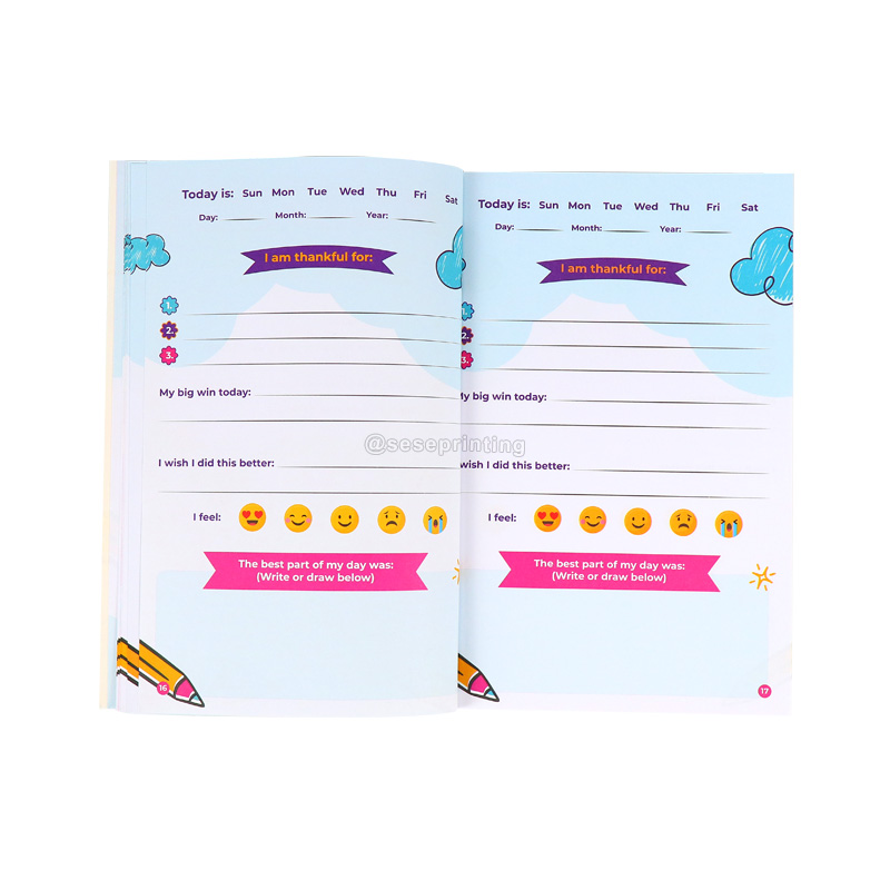 Kids Kindness Journal Custom A5 Paperback Daily Gratitude Planner 7