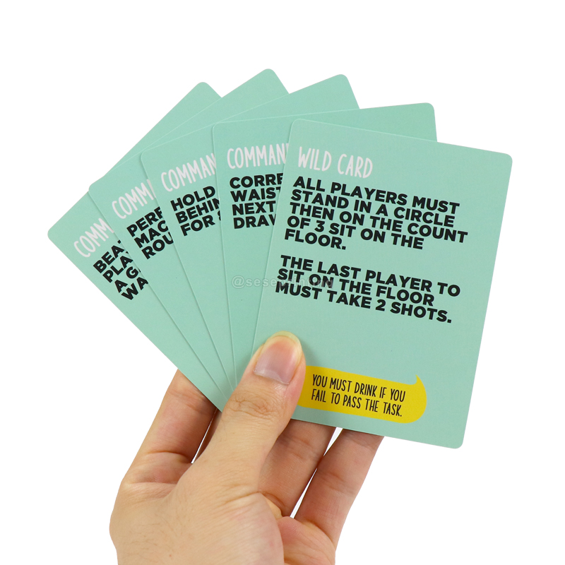 Card Game Custom Printing Party Drinking Card Games Manufacturer 9