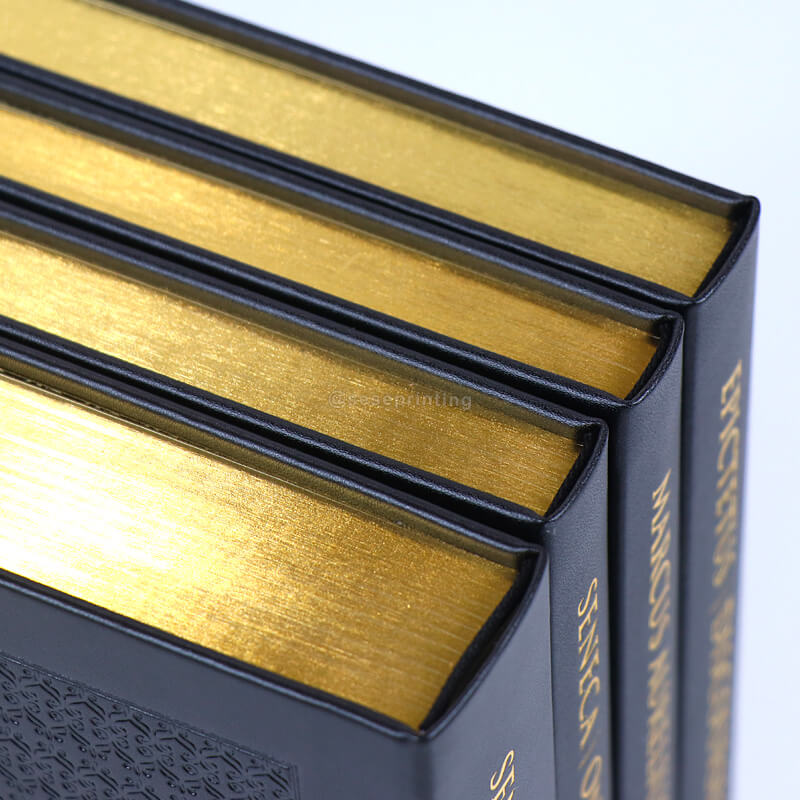 Embossed Hardcover Book Printed with Sprayed Edges for a Series 11