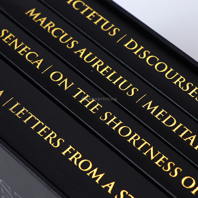 Embossed Hardcover Book Printed with Sprayed Edges for a Series 10