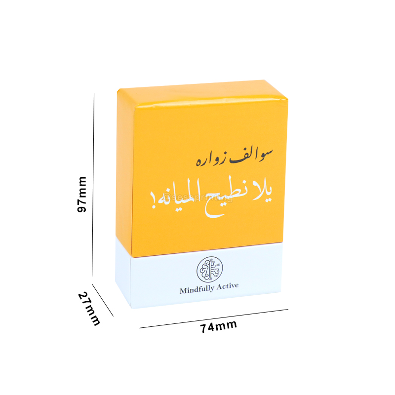 Front Back Custom Printed Adult Playing Card Game Manufacturer 6