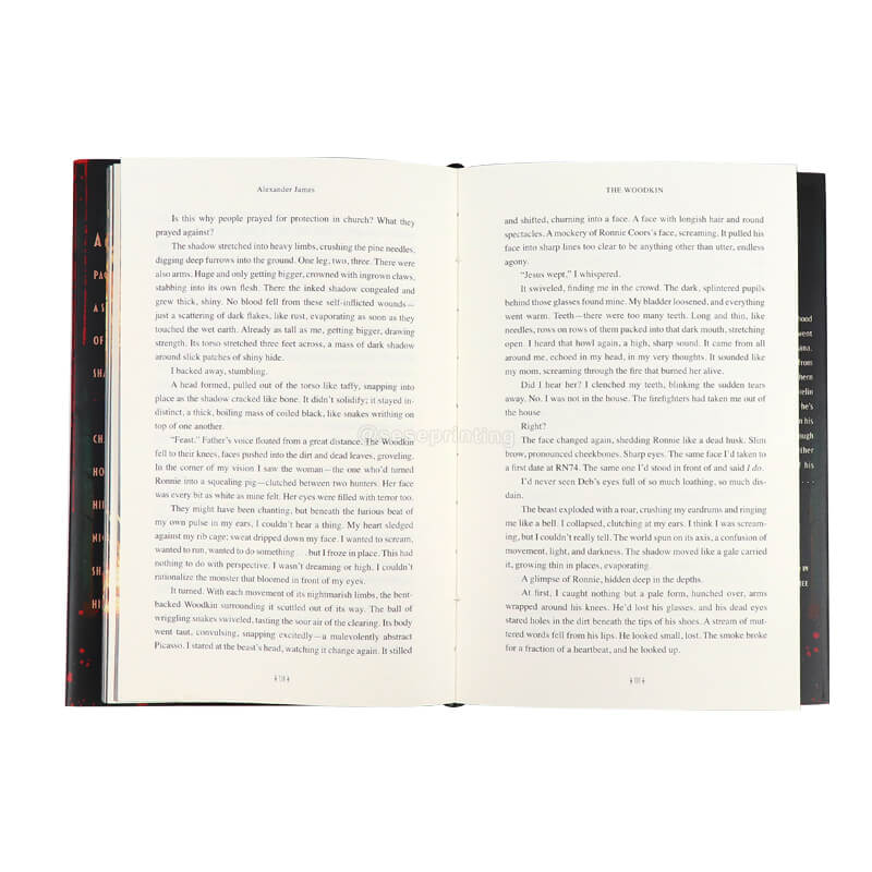 Printed Special Editions Hardcover Books with Stenciled Edges 7