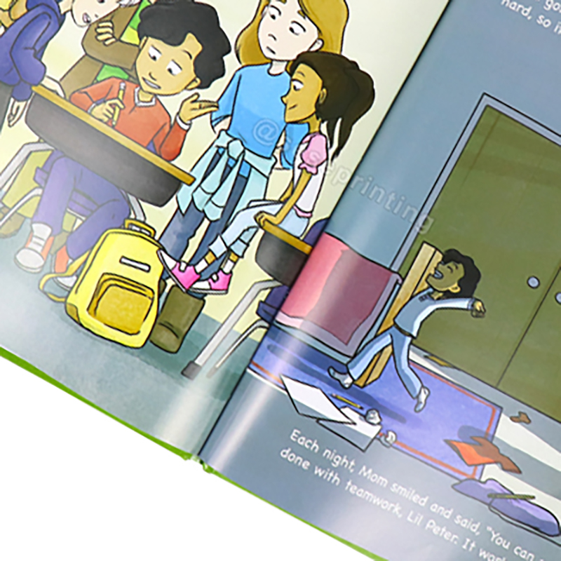 Custom Book Printing Hardcover Kids Story Books Manufacturer 8
