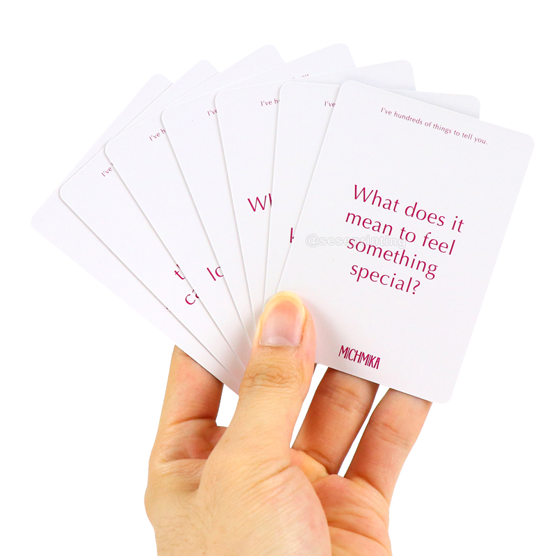 Printing Couples Conversation Questions Cards Custom Card Game 9